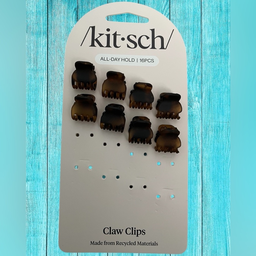 Kitsch Tortoise Shell Mini Claw Clips